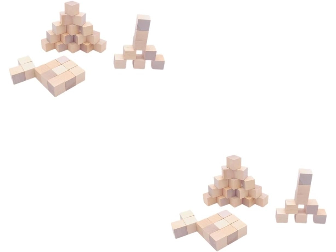 Conjuntos De Cubos E Blocos Quadrados Coloridos - Jogos Criativos De Montar Para Meninos E Meninas
