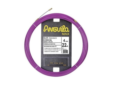 Anguilha 65040022 | Prensa Cabo Anguila Max 4mm Aço/nylon 22m Lilás