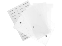 Caderno de Orçamento Transparente Sewacc de Alta Qualidade com Páginas Divididas para Economizar Dinheiro e Organizar
