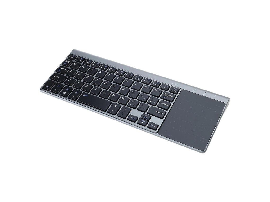Teclado Sem Fio Compatível Com Bluetooth 2.4g, Teclado Multidispositivo Para Laptop, Telefone E Tablet. Everley891