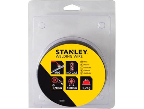 Fio STANLEY WELDING Bobine De De Soldar Fluxado (0 9 mm 0 2 Kg)