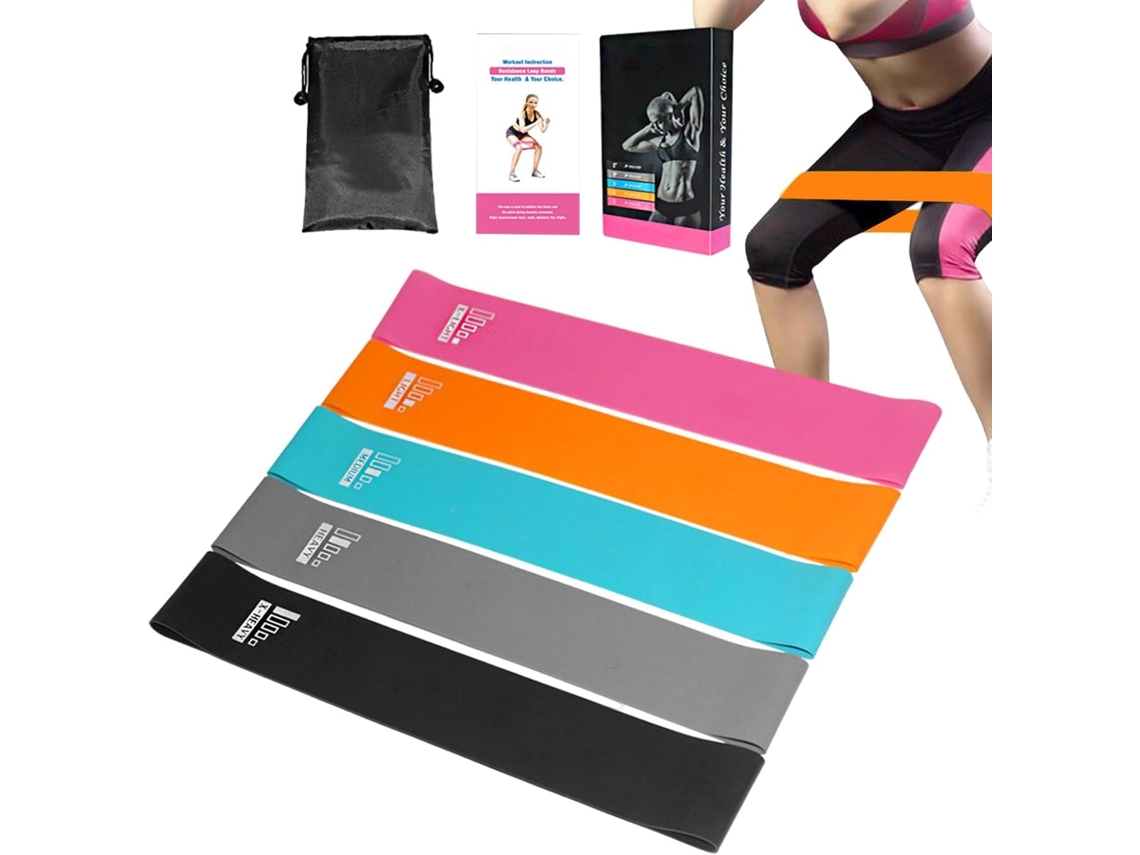 Conjunto De Faixas Elásticas Resistência Multifuncionais Para Treinamento Força | Nas Pernas Mulheres, Meninos