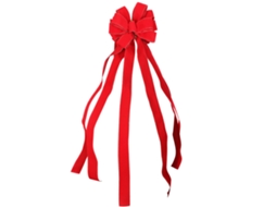 Árvore De Natal Grande Laxiscreed Com Laço Vermelho, 120cm, Decoração Festiva Flocking