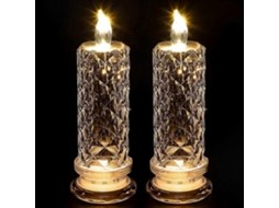 Conjunto De 2 Enfeites Decorativos, Em Plástico, Para Casa, Mesa, Festas E Composição De Ambientes Sazonais