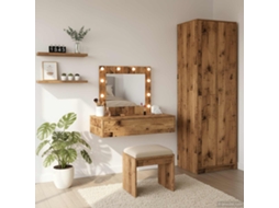 Vidaxl Mesa De Vestir Castanho 83 X 40 X 70 Cm Derivados De Madeira