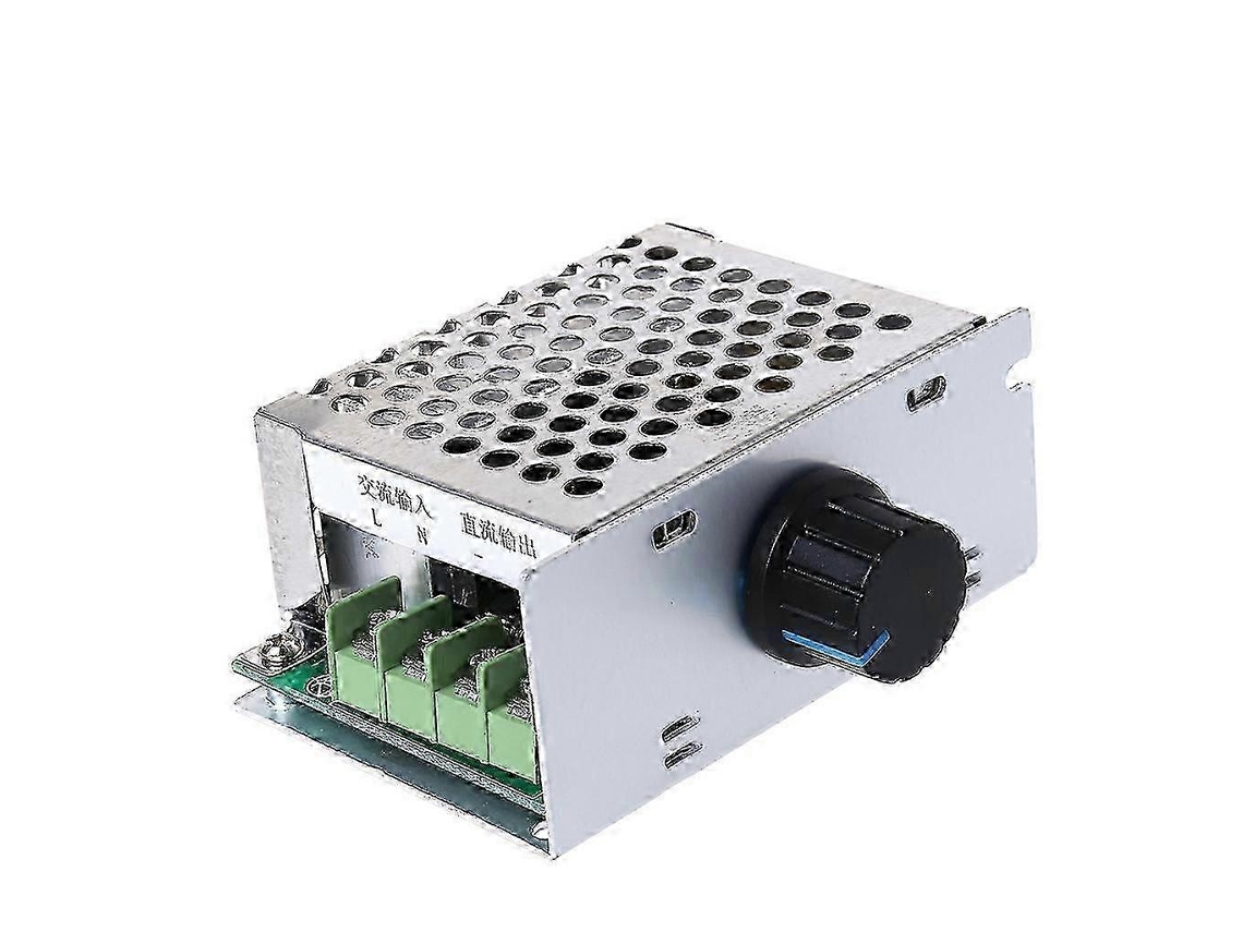 Controlador de velocidade para motor com escovas, entrada CA 220V compatível com saída CC 10-210V e PWM 220V compatível.