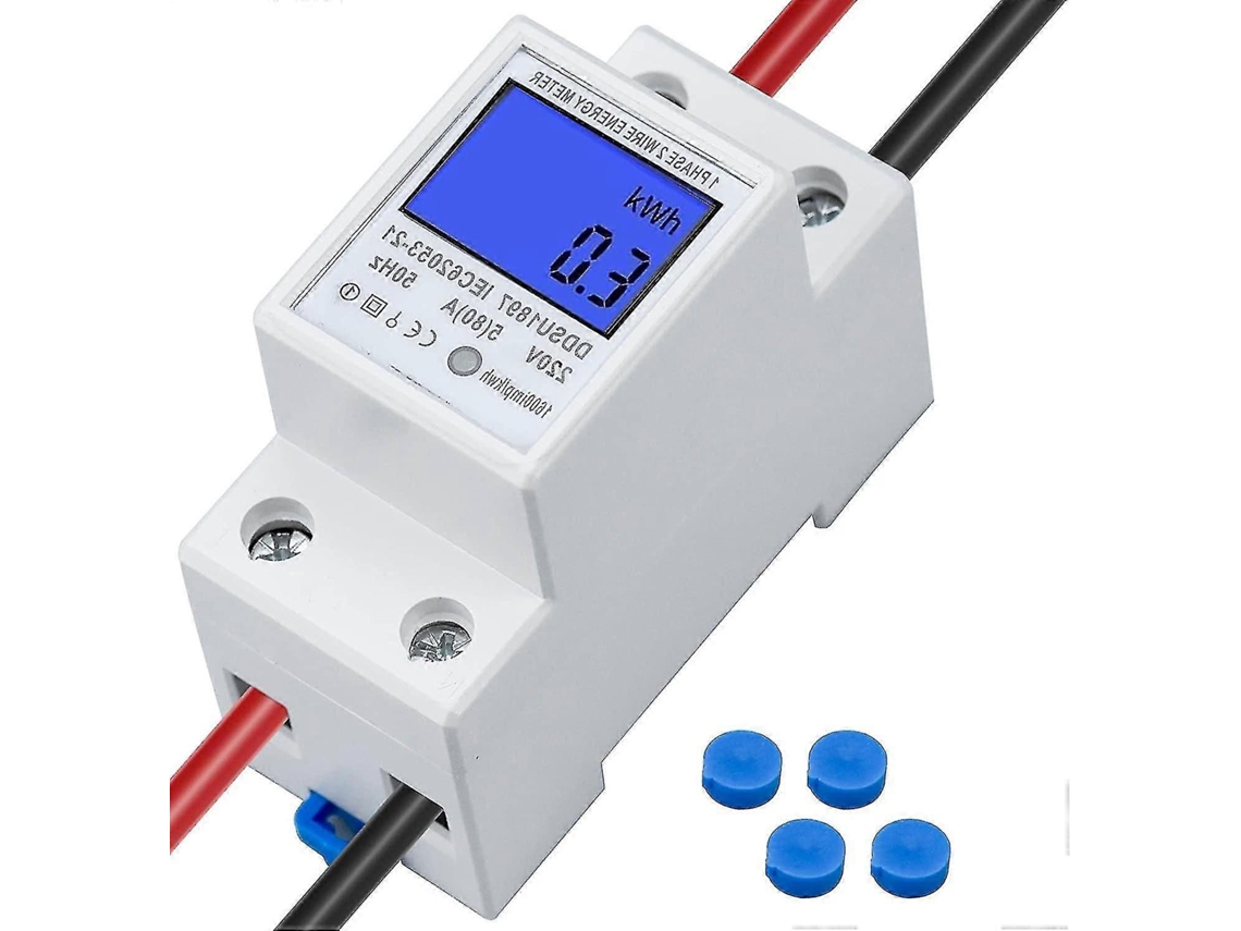 Medidor De Energia Elétrica Monofásico 5 80 A 230 V 50 Hz Medidor De Energia Elétrica Digital Brilvibera