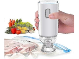 Bomba De Selagem A Vácuo, Mini Seladora Vácuo Automática Portátil Para Conservação Diversos Alimentos, Ma Nual Sacos Alimentos
