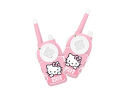 Walkie Talkie Hello Kitty Com Alcance De Até 150 M Brilvibera