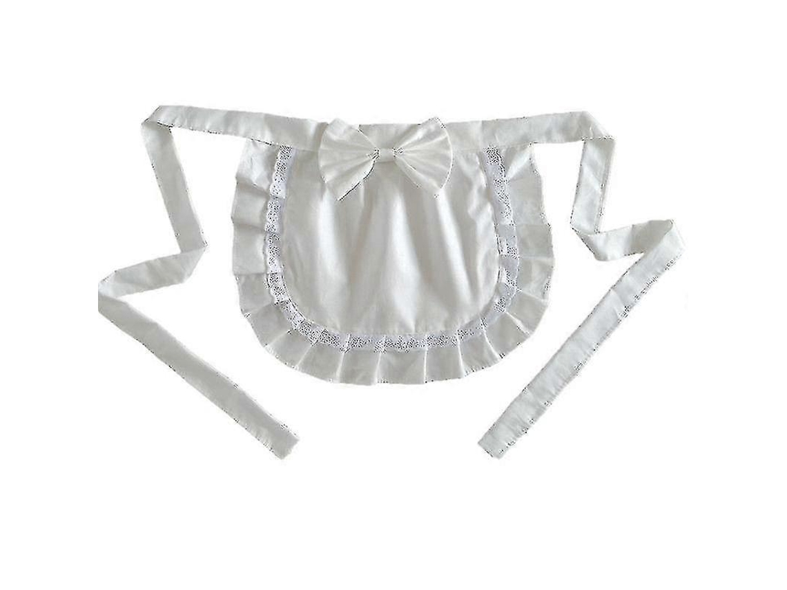 Avental Retrô De Halloween E Natal, Avental De Cintura Para Meninas, Fantasia Justa, Meio Avental De Algodão Branco, Festa Quente Olysi Shop