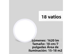 Painel Decorativo de Led Ultrafino de 2,2 Cm para Teto, Econômico e Sem Cintilação. MDUG (luz Fria de 18 W)
