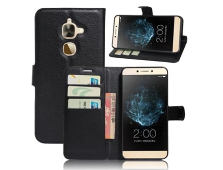 Capa LeEco Le 2, 2 Pro, Le S3 MULTISHOP Book Preto