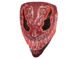 Máscara Led de Halloween Iluminada Assustadora para Festas Carnavais e Cosplay S/MARCA