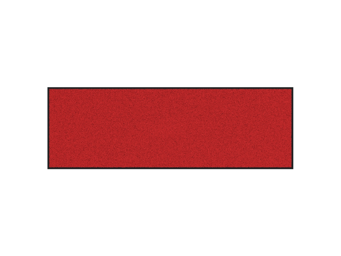 Capacho Vermelho Estiloso Com Design Antiderrapante Vidaxl Vermelho Polipropileno (180x60x0.9 Cm)