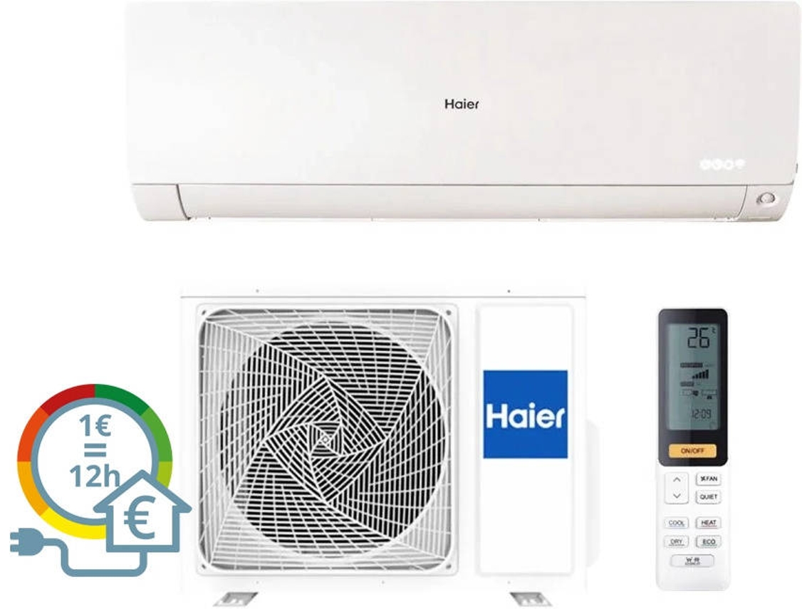 Ar Condicionado HAIER FLEXIS12 PLUS 12 WIFI WH (28 m² - 12000 BTU - Branco)