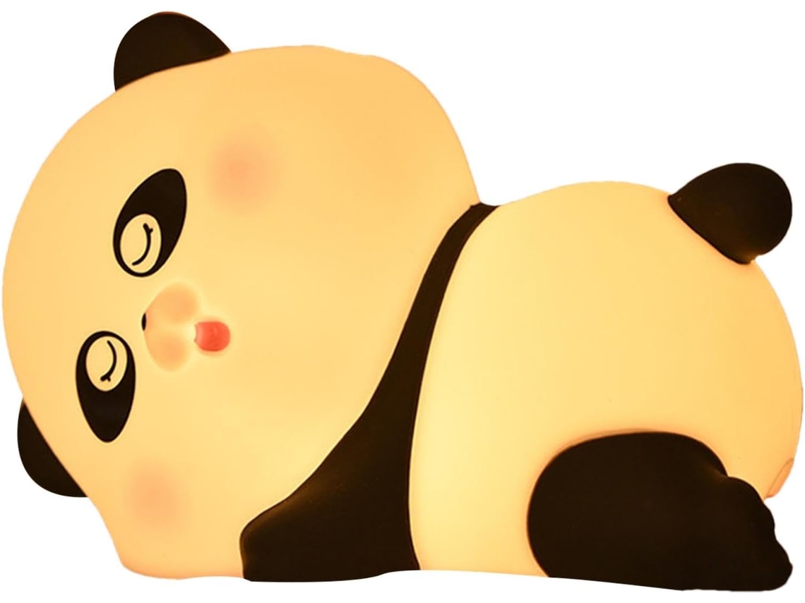 Luminária Noturna Recarregável, Abajur Usb | Luminária De Silicone Panda Sensível Ao Toque, Luminári Gokoco