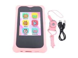 Telefone Infantil com Câmera 10MP, 1080p, Tela Touch, 8 Jogos Educativos | S/MARCA