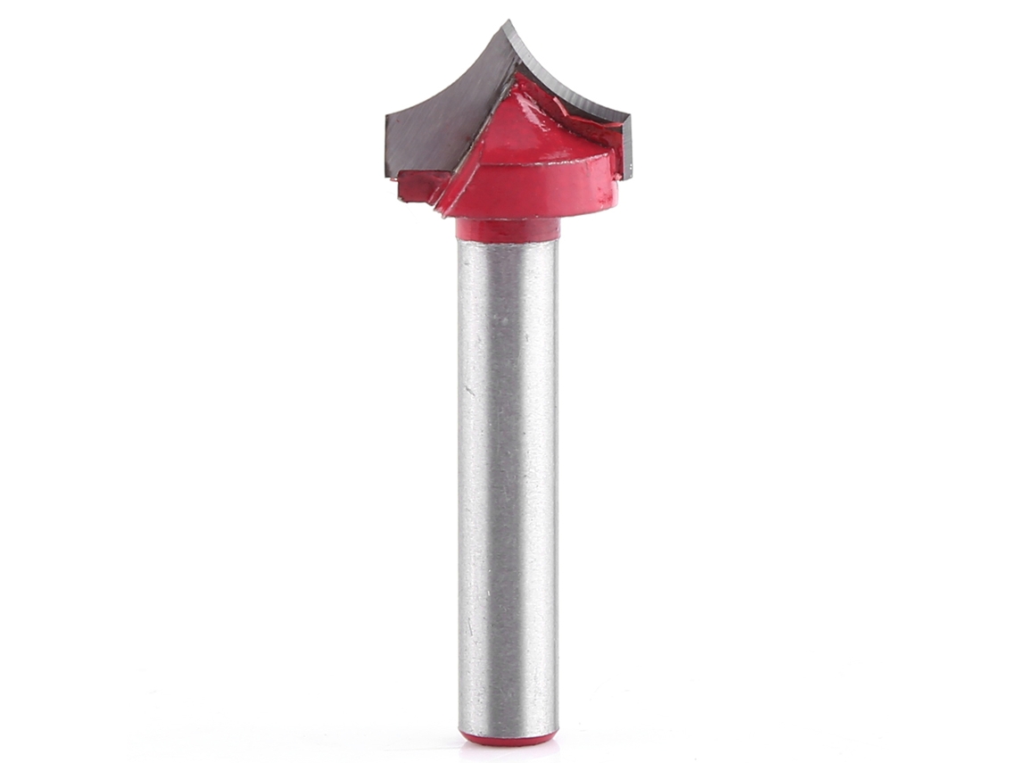 Broca De Fresamento Cnc 3d Com Ponta De Agulha E Canal V, 6mm Shank, Ferramenta De Gravura Para Madeira