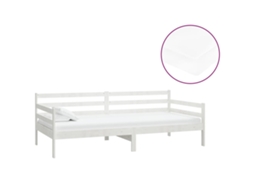 Day Bed, Day Beds Vidaxl Branco Madeira De Pinho (n/a)