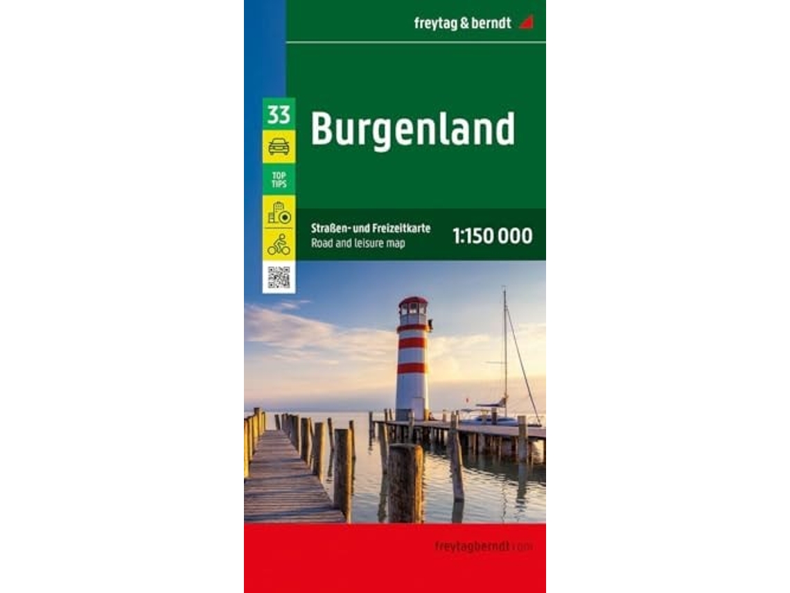 Livro Burgenland T10 de Freytag & Berndt (Inglês)
