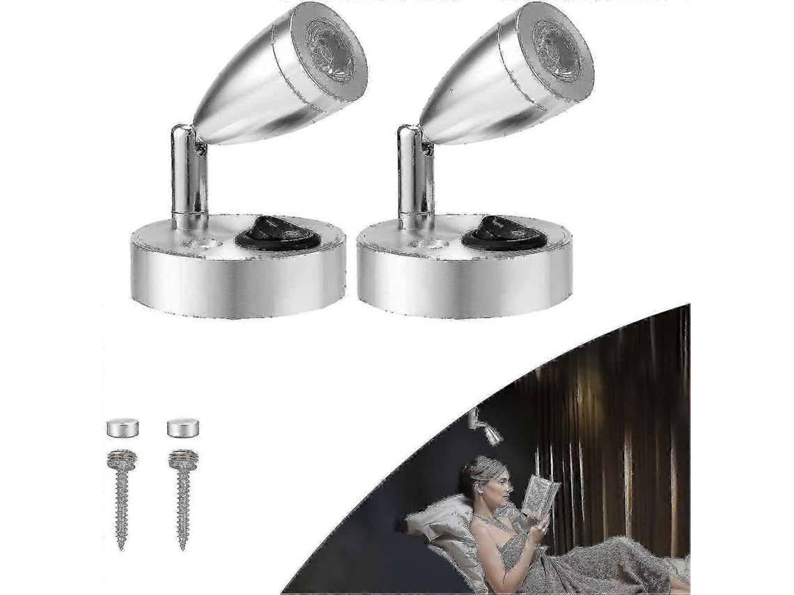 2 Luzes De Leitura Led De 3w 12v Com Interruptor Nostalgia88
