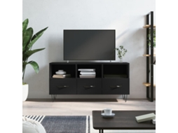 Vidaxl Móvel De Tv 102x36x50 Cm Derivados De Madeira Preto