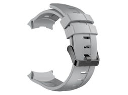 Lurelia Pulseira De Relógio Silicone Cinza, Compatível Com Suunto Ambit3 Vertical 24 Mm, Acabamento Moderno