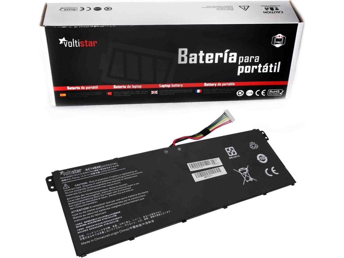 Bateria Portátil VOLTISTAR Acer Ac14B3K