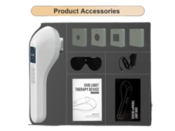 Dispositivo De Terapia Com Luz Uvb, Comprimento De Onda De 308nm, Configurações De Dosagem Ajustáveis,1 Conjunto Oem