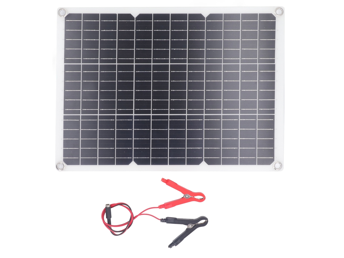 PAINEL SOLAR HKJ Semi Flexível 18V 20W Monocristalino para Camping