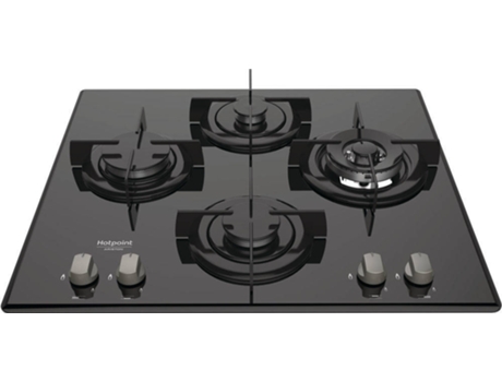 Placa de Gás HOTPOINT FRDD642/HA(BK) (Gás Butano-Propano - 60 cm - Preto)