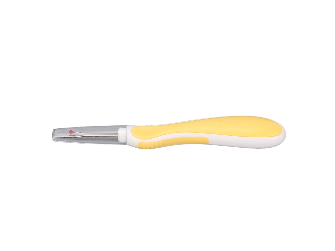 Descosedor De Costuras Com Cabo De Silicone Ergonômico Economiza Trabalho Descosedor Amarelo