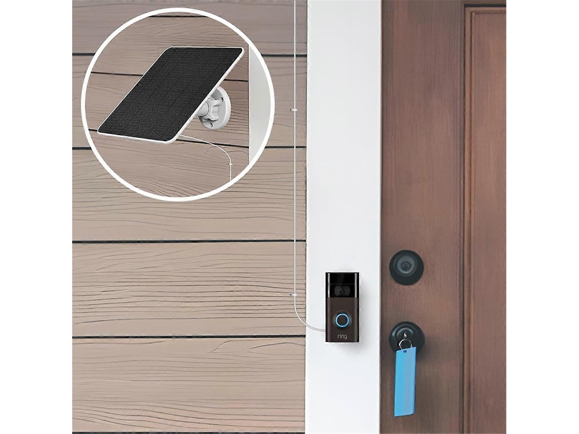 Painel Solar Para Campainha Ring, Painel Solar De 5w Brilvibera
