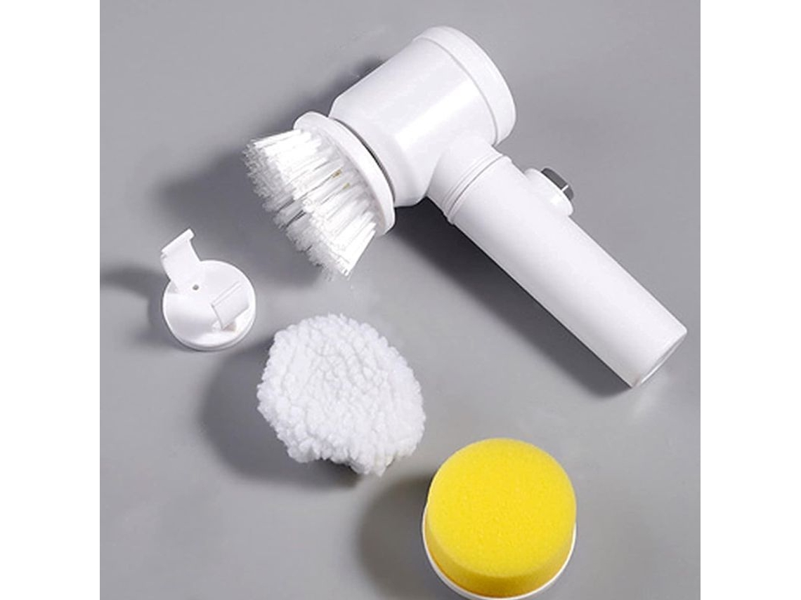 Limpiador elétrico sem fio, escova rotativa portátil para banheiro, piso, cozinha, azulejos, vaso sanitário