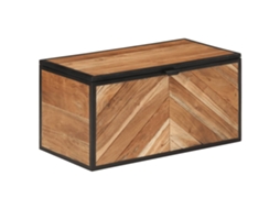 Storage Box, Storage Boxes Vidaxl Marrom Madeira