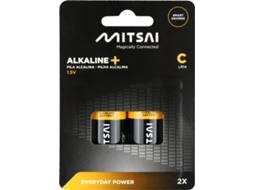 Pilhas Alcalinas MITSAI C (2 Unidades)