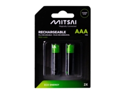 Pilhas Recarregáveis MITSAI 1100MAH x2 (Outlet Caixa Aberta)