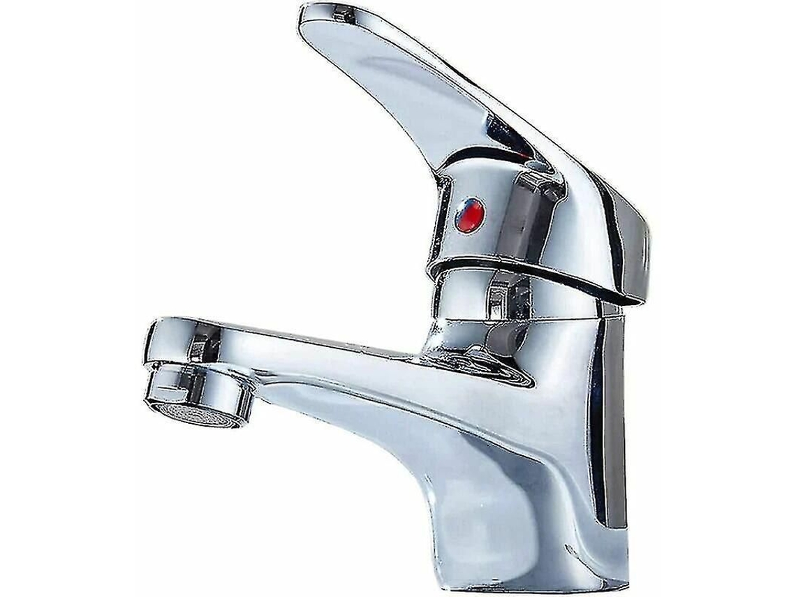 Torneira De Água Quente E Fria Em Latão Cromado De Alta Qualidade, Design Exquisito E Seguro Para Banheiro E Cozinha