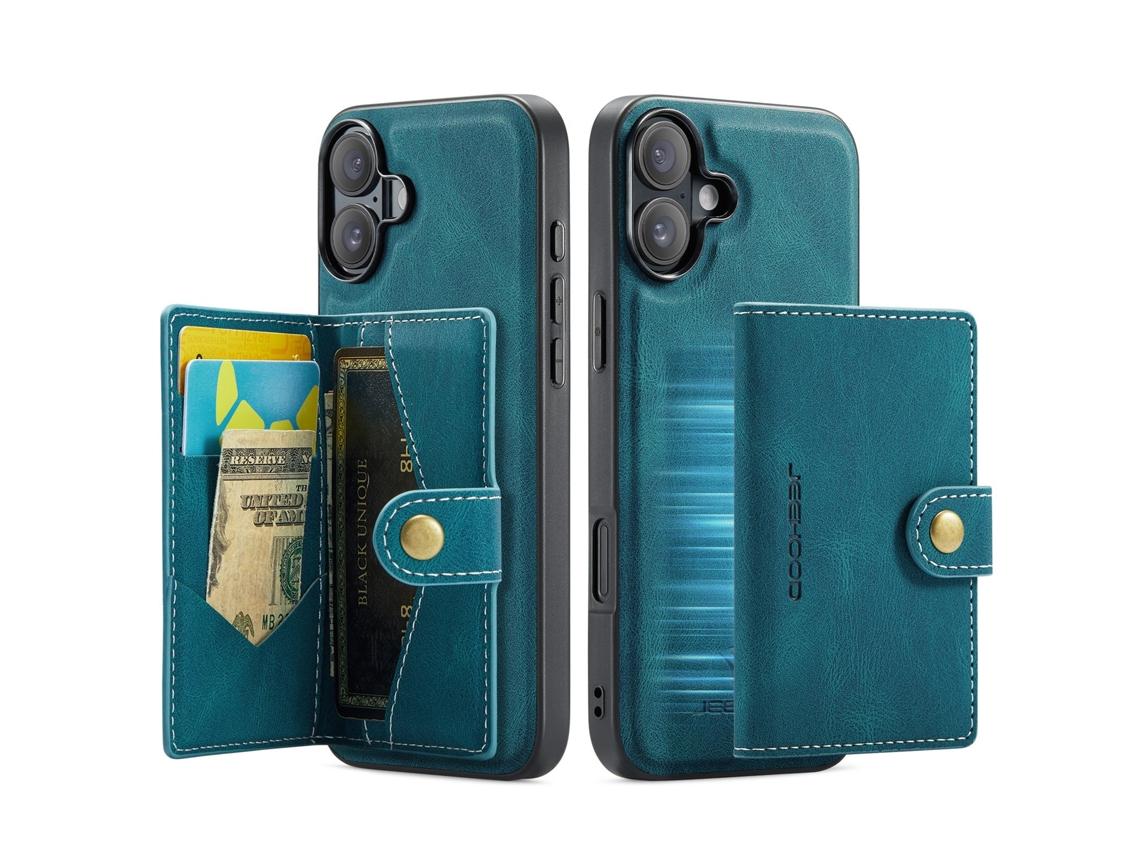 Capa Carteira Magnética Para Iphone 17 Com Capacidade Para 4 Cartões E Notas.