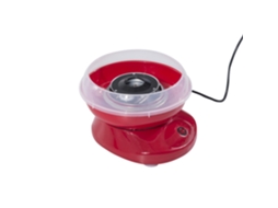 Máquina algodão doce fácil de usar aço inoxidável vermelho
