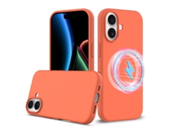 Capa De Silicone Com Magsafe Para Iphone 17 - À Prova De Choque E Resistente A Quedas