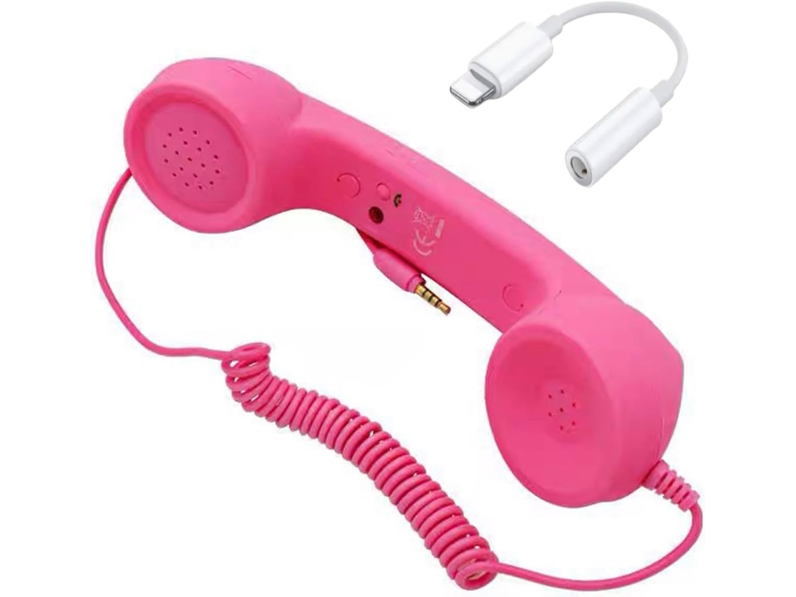 Aparelho De Celular Antigo Com Receptor E Adaptador.