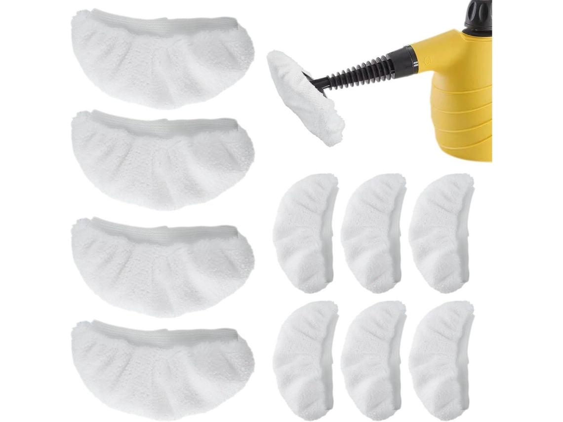 Panos De Esfregona Compatíveis Com Karcher Sv7 E Sc1-sc5 - Fibra Pack 10