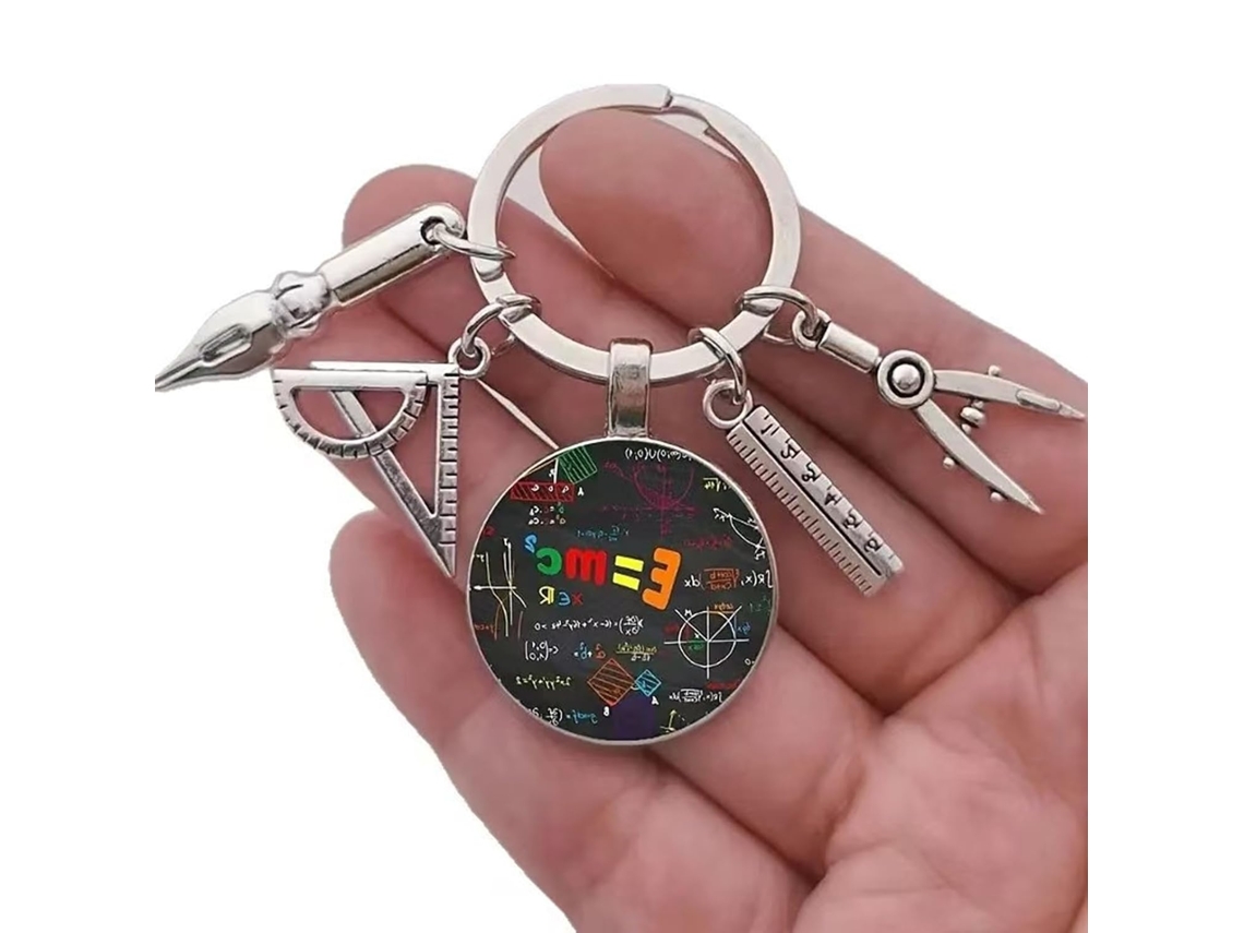 Lurelia Porta-chaves Multifuncional Resistente Compacta 15g Liga Metálica Para Desenho Técnico E Escola