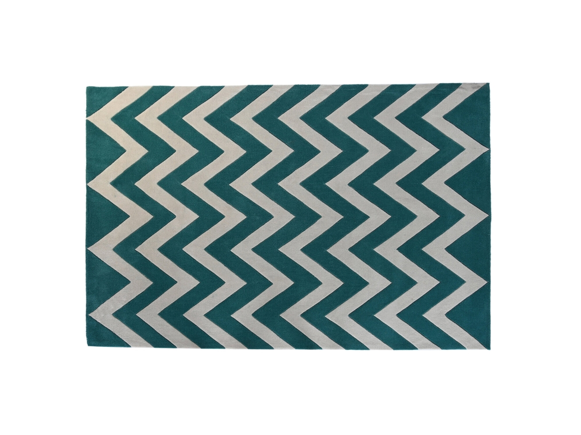 Tapete de Poliéster 1800 G/m² em Ziguezague 160 X 230 X 2 Cm ALEXANDRA HOUSE LIVING