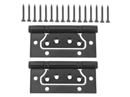 Bisagra Oculta De Aço Inoxidável 304 Para Porta Bisagra De Cauda Hardware Acessórios De Móveis Preto
