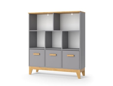 Prateleira infantil VITALISPA Malia, cinza, 98,4 x 113,4 cm