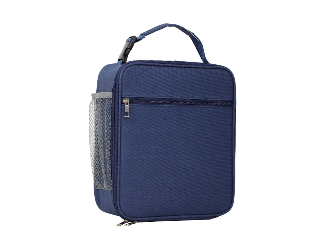 (pacote Com 2 Unidades, Azul) Bolsa Térmica Portátil Para O Almoço, Em Lona Isolante, Para Manter Os Alimentos Quentes Ou Frios.