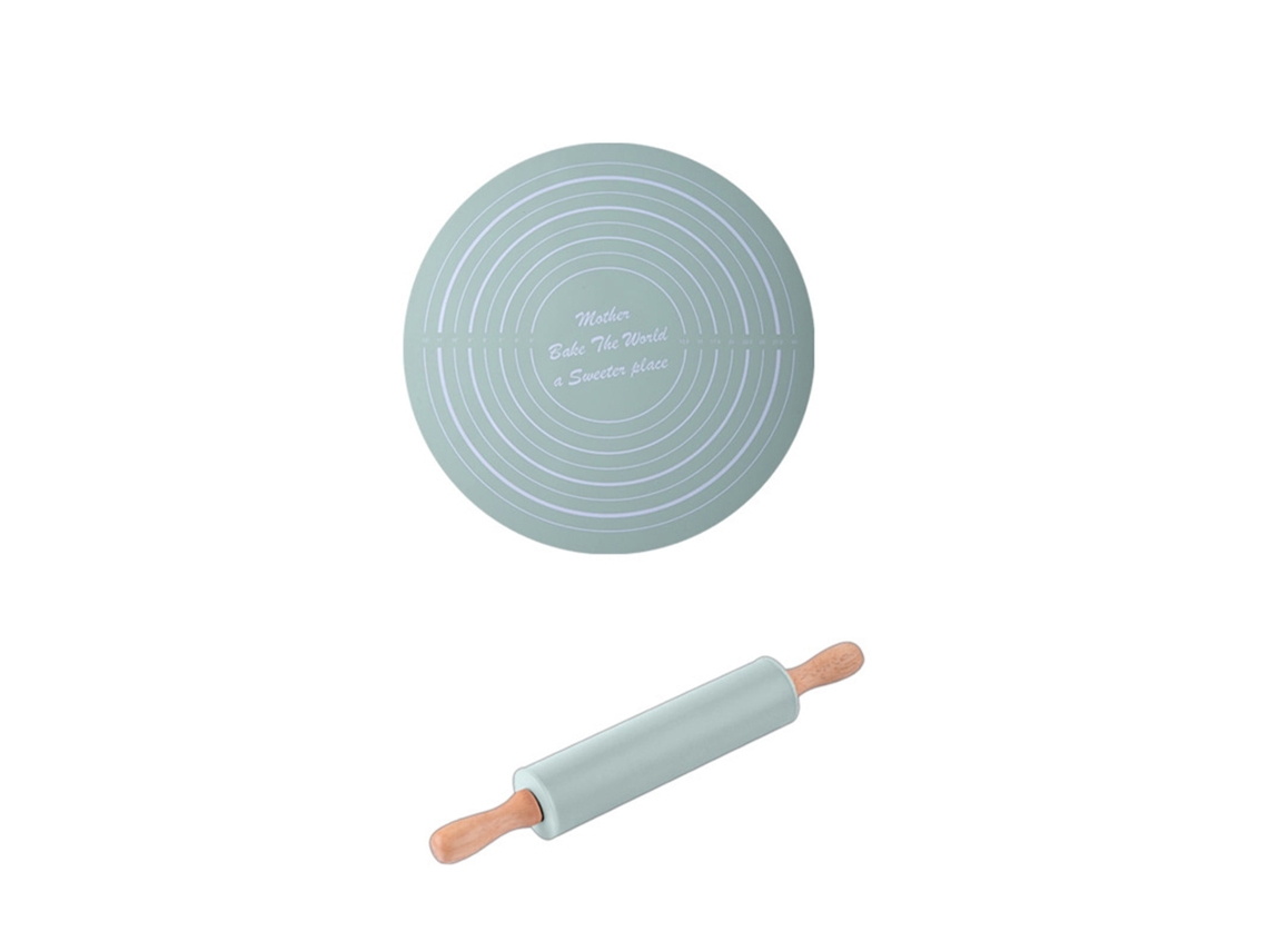 Tapete De Silicone Para Cozedura 35x35cm - Folha Antiaderente Para Forno, Pão E Bolachas, Base De Balcão