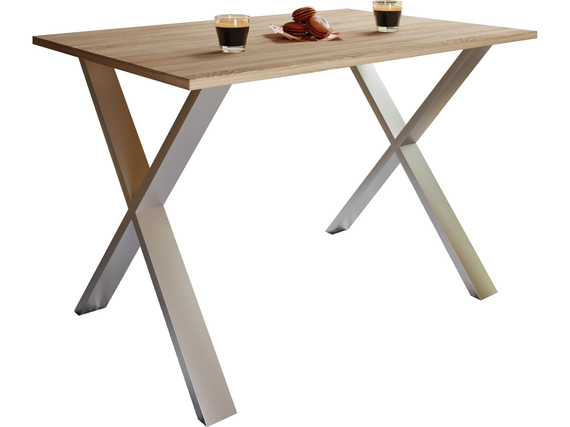 Mesa De Jantar De Madeira Mesa De Cozinha Xona X 110x80 Vcm